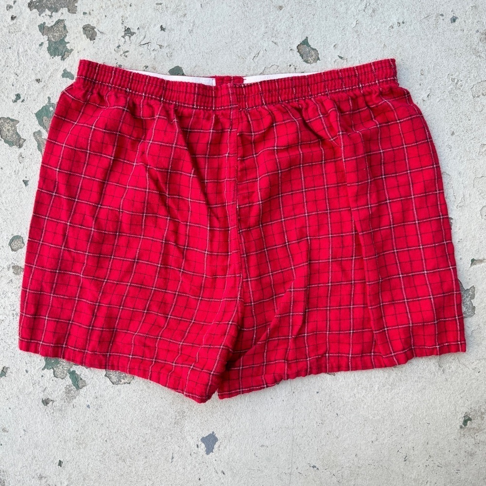 Ohio State Buckeyes Red Check Boxer Shorts - Picture 5 of 8